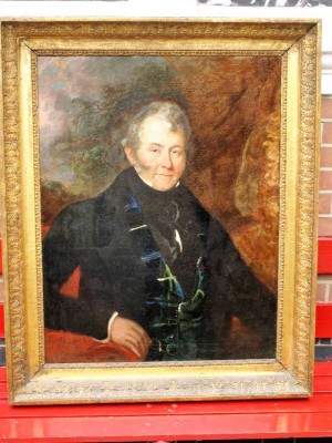 Scotsman after treatment to painting and frame.